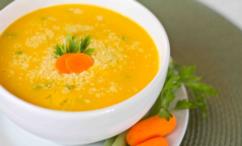 طريقة عمل شوربة الموزاريلا بالجزر